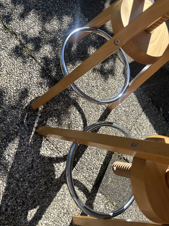 Image 1 of Two vintage stools