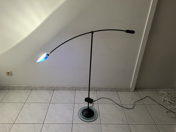 Image 1 of Vintage 80s fishing rod lamp floor lamp