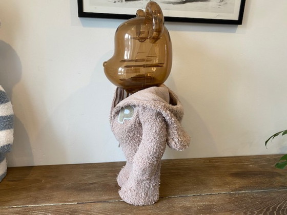 Image 1 of Bearbrick Gelato Pique Marrone Beige BEG 1000% 70cm Medicom 2022