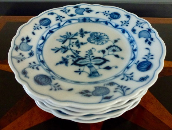 22-Delig Meissen Blauw Uienpatroon Servies - Koffie/Thee Set. – Porcelain (photo 10 of 18)