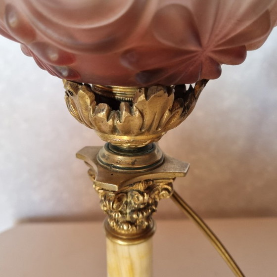Image 1 of Art Deco brass desk lamp
