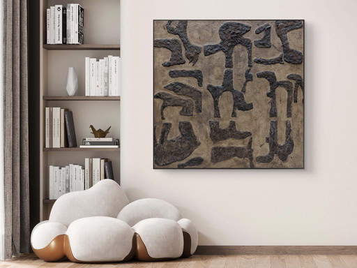 Pintura de arte moderno/objeto de pared: Reino animal