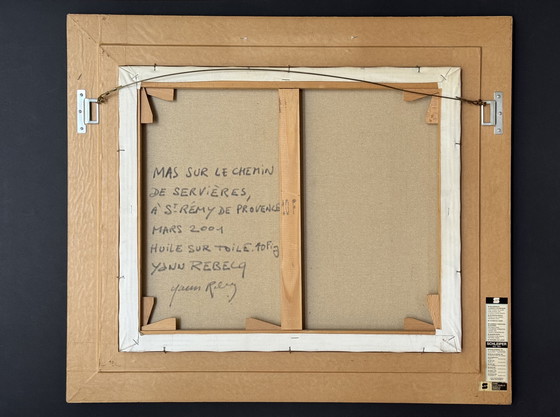 Image 1 of Yann Rebecq (né en 1955) - Mas sur la route de Servières, à St-Rémy de Provence, huile sur toile