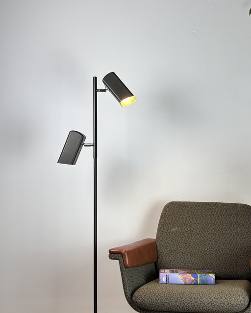 Vintage Floor Lamp OMI design Brutalist 1970s Space Age Industrial design Mid Century 70s Minimalism Germany