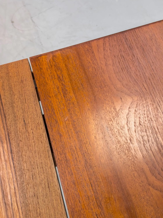 Uitschuifbare Teak Eettafel van Glostrup, jaren 70, Mid Century Modern (foto 17 van 20)