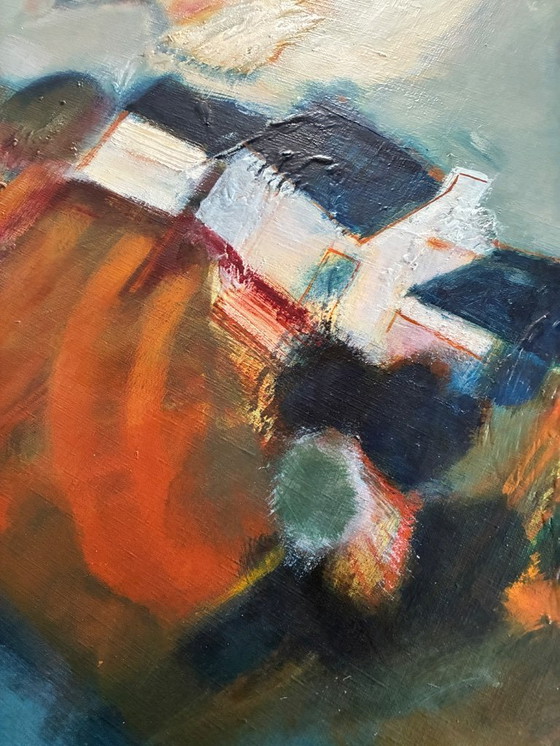 Image 1 of Olio su tela, Serge Tillou (1928-2025), Paesaggio di scogliera, Bretagna