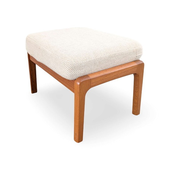Set di 3 Poltrone Ole Wanscher Senator Highback Poul Jeppesen Ottomano – Legno (photo 12 of 14)