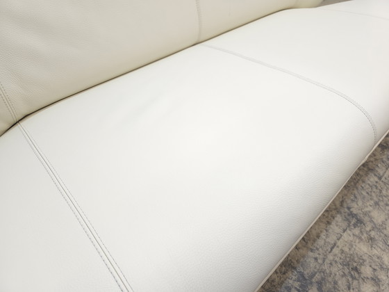 Image 1 of Leolux Tango sofá de diseño de dos plazas blanco crema sofá de cuero Top