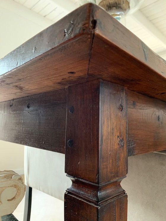 Image 1 of French farm table of 3 meters