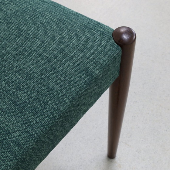 Image 1 of 4X Vintage Eetkamerstoelen, 1960S Nieuw Gestoffeerd