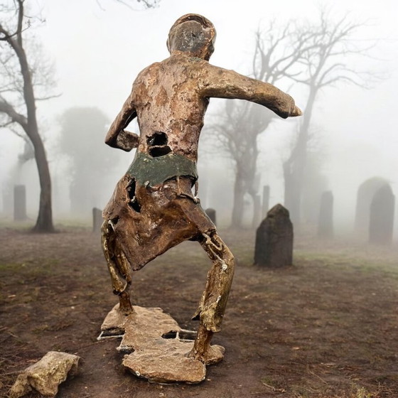 Image 1 of 1987 Zombie Figurine Sculpture from Jan Van Munster Gallery The Hague