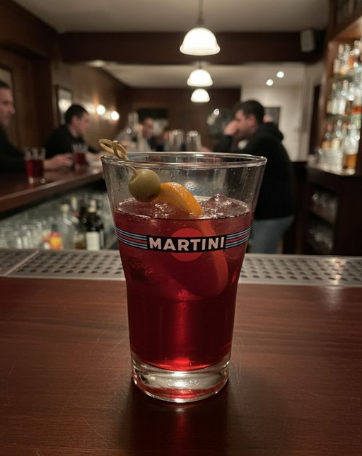 Set 6 bicchieri originali Martini con scatole