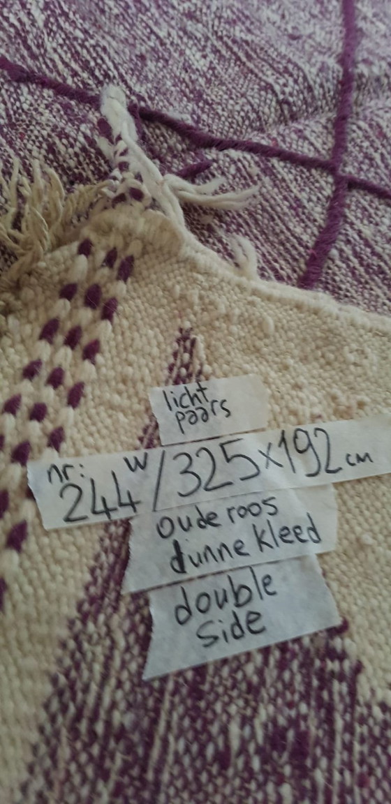 Image 1 of Handgeknoopt Berber kleed wol 325x192cm