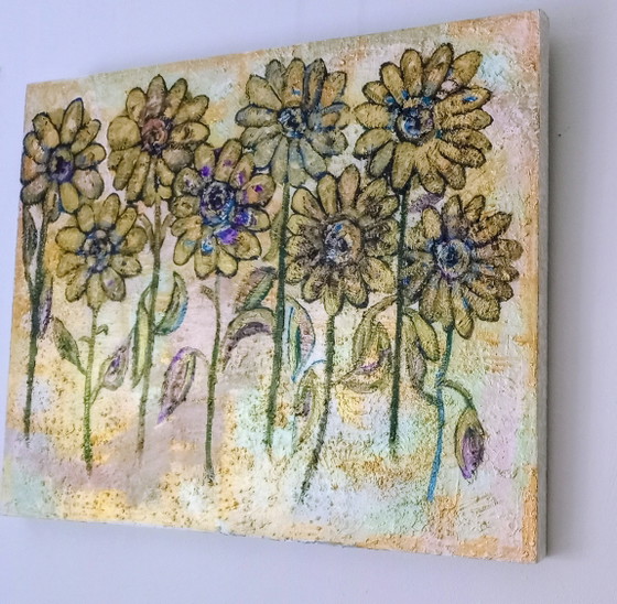 Image 1 of T. van Steenbergen „Blumen“ 70 x 90 cm