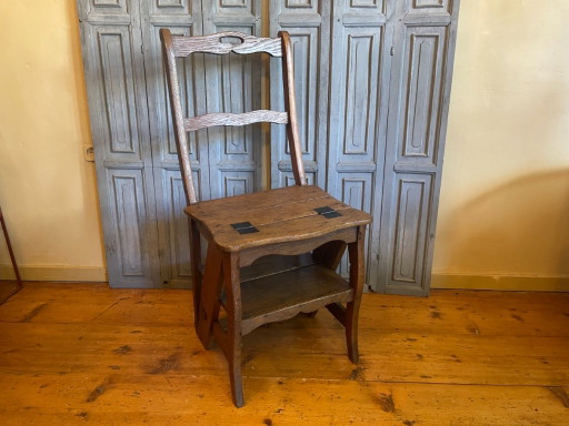 Taburete de biblioteca Escalera/Silla Francesa – decoratieve objecten, Wood