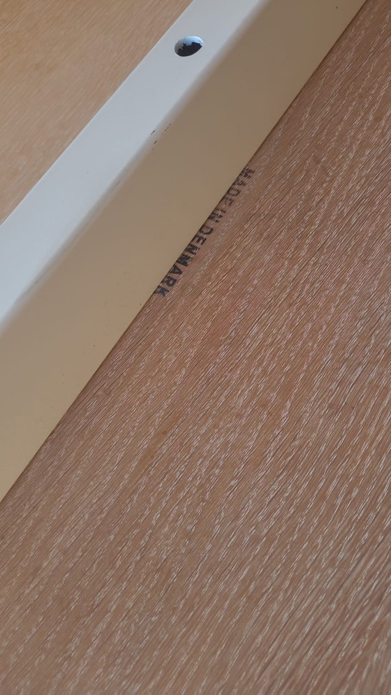 Image 1 of Large Scandinavian dining table - 230 cm - stamped Lau Lauritsen - Denmark, 1960s