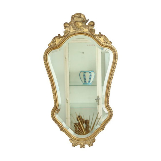 Image 1 of Facet-cut Gold Leaf Mirror Deknudt