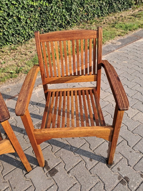 Image 1 of 2 sillas apilables de teca Teak & Garden