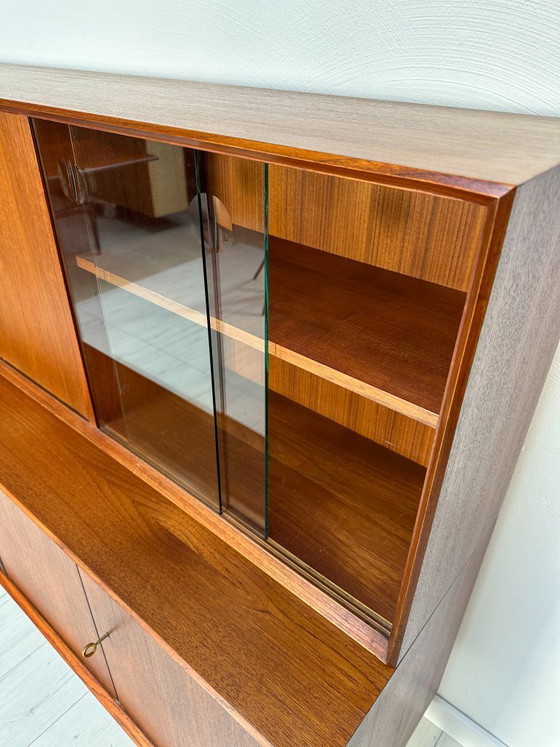 Image 1 of 1960s Teak Sideboard / Highboard ‘Vario 150’ by Rex Raab for Wilhelm Renz – Mid-Century Cabinet