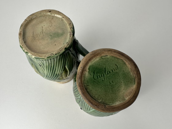 Image 1 of 2x lanzadores de mayólica - Inglaterra