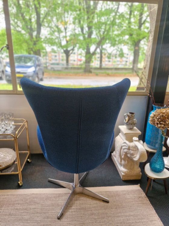 Fauteuil Egg Chair vintage des années 70, style danois – Wool (photo 4 of 13)