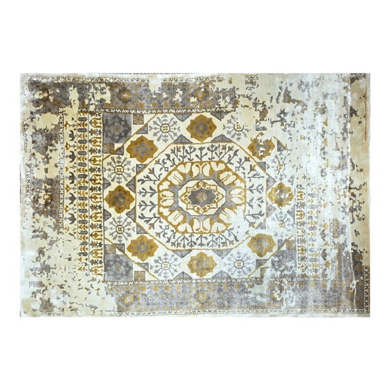 Mamluk Style Tapestry Rug | Recreation Design | Hand-Knotted Wool & Bamboo Silk | 68 × 91 in, Rugs & carpets (photo 2 of 7)