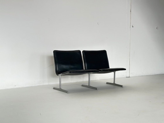 Image 1 of Fauteuil/canapé Dieter Rams 602 Sitbank en cuir Vitsoe Zapf