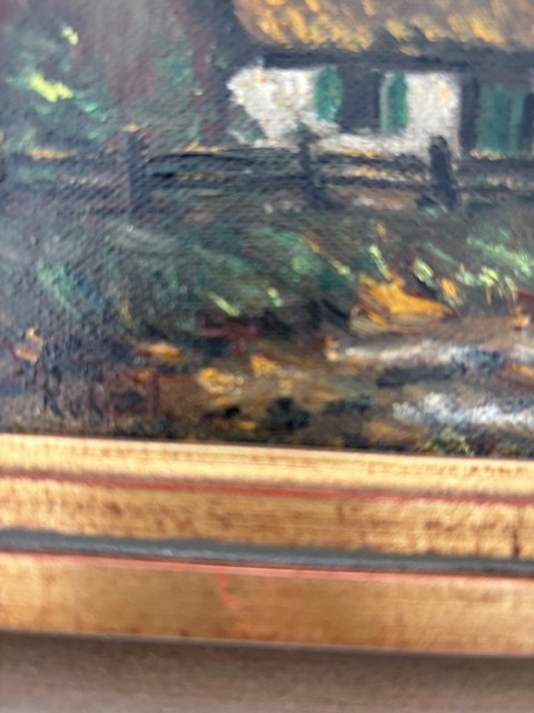 Image 1 of Schilderijen Kunstschilder R Van Geel (20ste Eeuw)