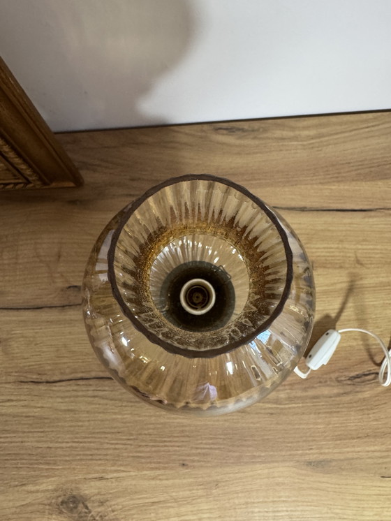 Image 1 of Vintage gold globe lamp