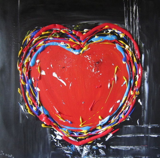 Image 1 of Abstract painting "Heart"