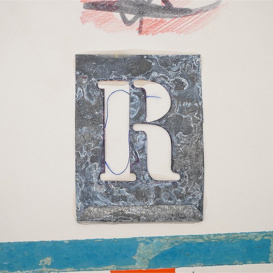 Image 1 of Mixed Media on Cardboard and Collage by Sergio Dangelo, 1960s