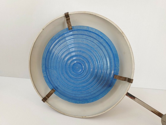 Image 1 of AUTHENTIQUE LAMPE INDUSTRIELLE D'ATELIER TELESCOPIQUE SOLR SOLERE 1950 VINTAGE