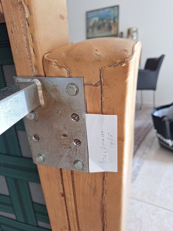 Image 1 of Vintage Dutch Design Leather 'BZ55' Sofa by Martin Visser for 't Spectrum, 1960s