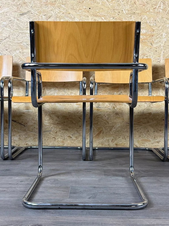 Image 1 of 5 sillas de los años 80, sillones voladizos, diseño Plurima Italia