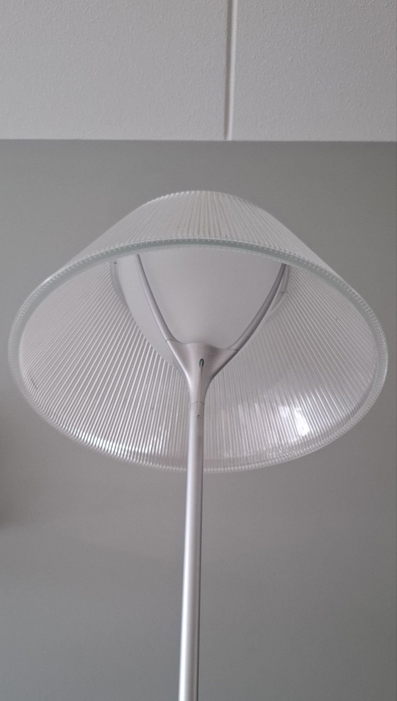 Philippe Starck for Flos: Romeo Moon F design floor light, Aluminium, Metal, Silver (photo 3 of 10)