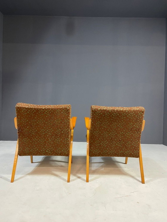 Image 1 of Paar retro fauteuils van Jitona Soběslav, Tsjecho-Slowakije, 1970