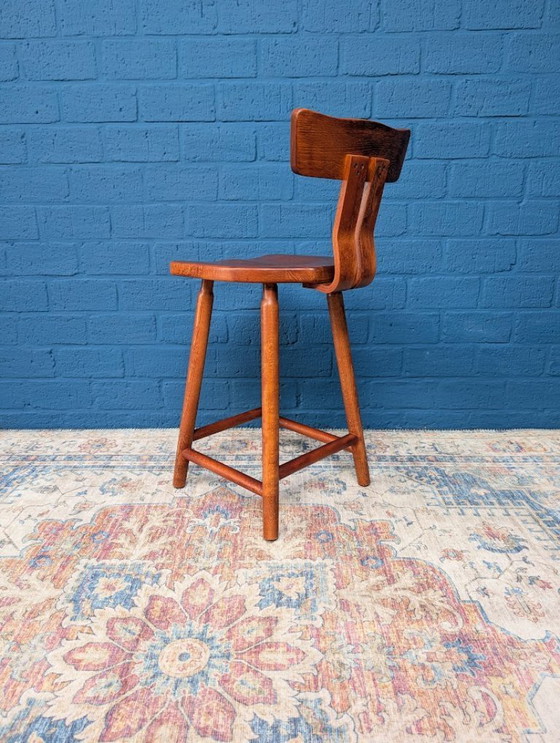 Image 1 of Sgabelli da bar brutalisti vintage, anni '60