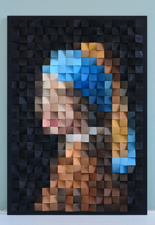 Wooden Art "Girl with a Pearl Earring"