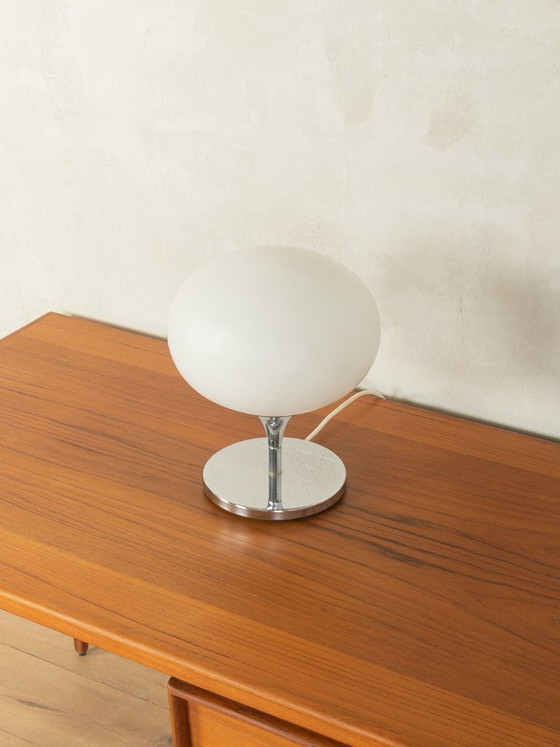 Lámpara Space Age de Kaiser Leuchten – Lámparas de mesa, Vidrio, Cromo (photo 5 of 7)