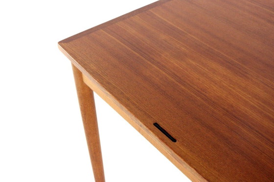 Tavolo da pranzo quadrato allungabile in teak Poul Hundevad, stile vintage danese. – Set da pranzo, Wood (photo 8 of 24)