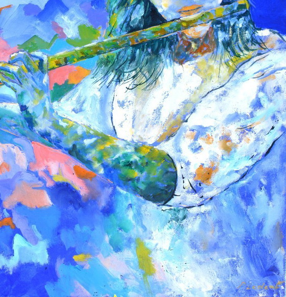 Image 1 of Playing the flute