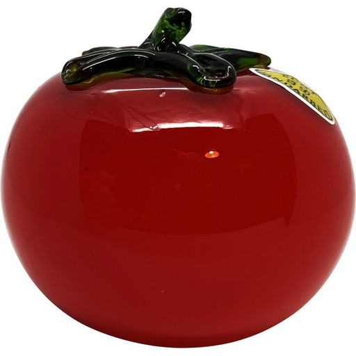 Tomate vintage en verre de Murano, Allemagne 1970