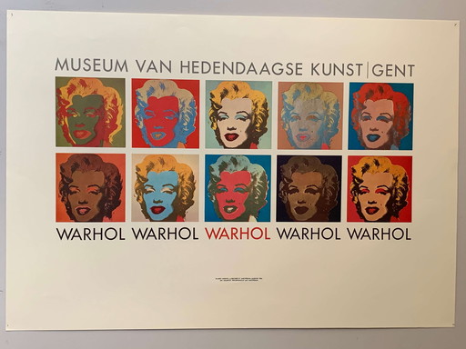 Poster Exhibition Andy Warhol, 70s