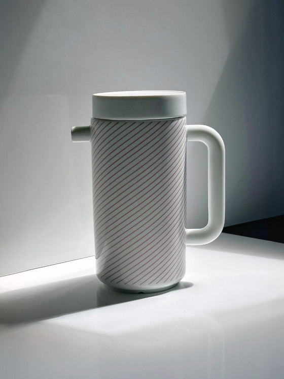 Image 1 of Melitta Friesland caffettiera da tè Lutz Rabold Life Magic Red Postmodern Memphis Milano 80s 90s Porcellana