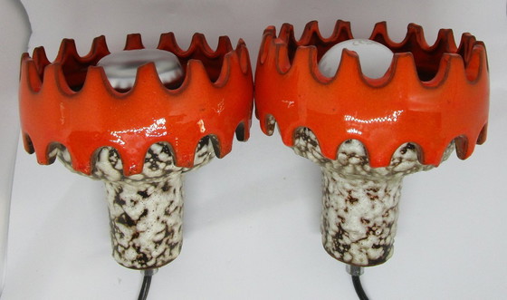 Image 1 of 2x Herda Keramik-Lavalampe