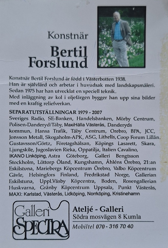 Image 1 of AUTUMN DAY painting by Bertil Forslund