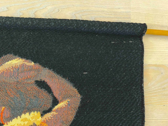 Image 1 of Vintage wall hanging tapestry 50s 60s Hawaiian women dancers