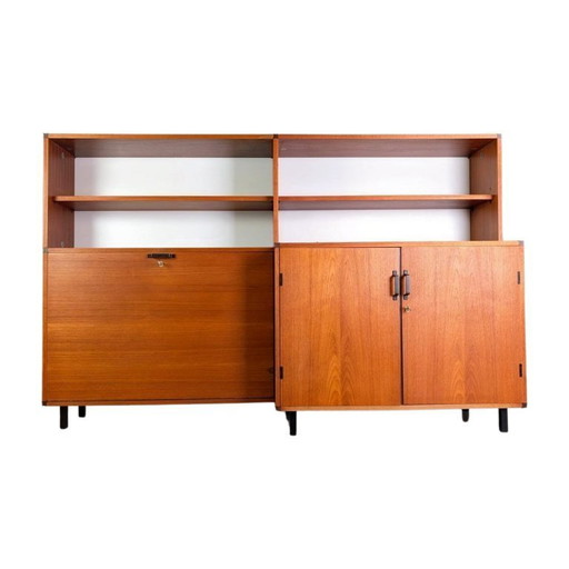 Étagère originale Midcentury Pastoe Cees Braakman faite sur mesure