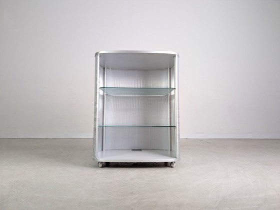 Image 1 of Cassettiera WOGG, mobile di design di Benny Mosimann, mobile ellittico