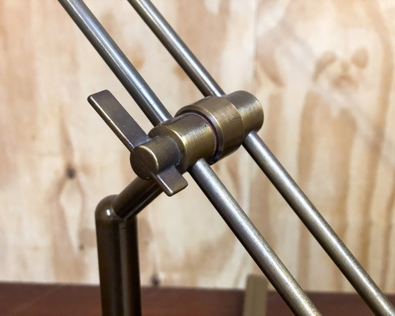 Image 1 of Wortmann & Filz messing tafellampen (Duitsland, jaren 60)